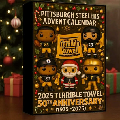 Pittsburgh Steelers Advent Calendar | Terrible Towel 50th Anniversary Edition