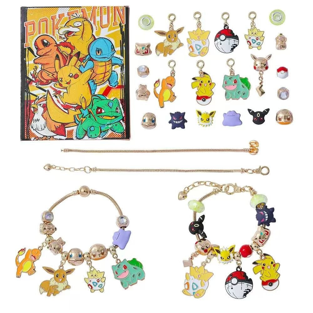Pokémon-Inspired DIY Bracelet Advent Calendar | 24 Charm Jewelry Making Kit