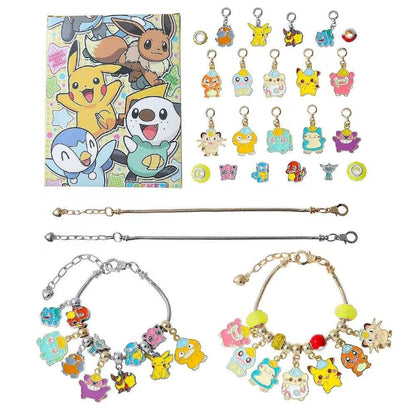 Pokémon-Inspired DIY Bracelet Advent Calendar | 24 Charm Jewelry Making Kit