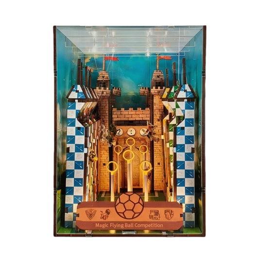 Quidditch DIY Book Nook Kit – Magical Harry Potter Inspired Book Shelf Insert