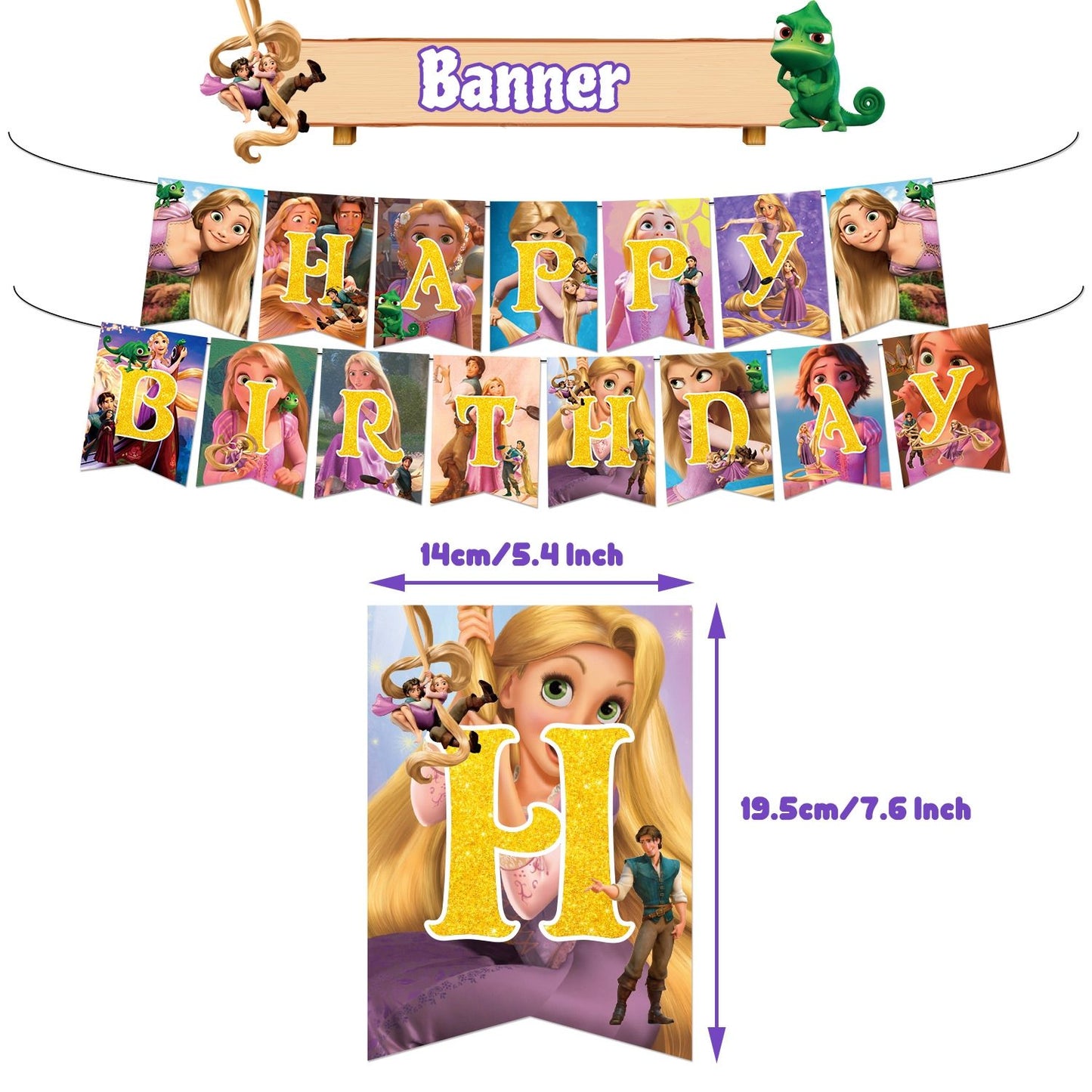 Tangled Birthday Party Decoration Kit