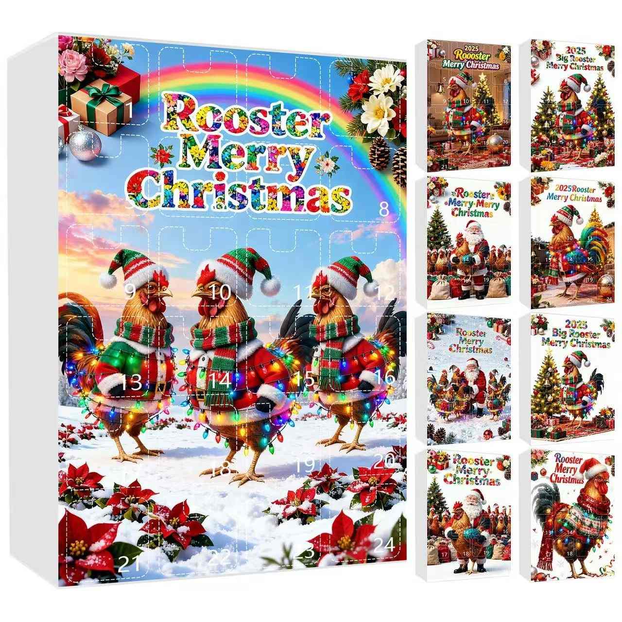 Rooster Christmas Advent Calendar