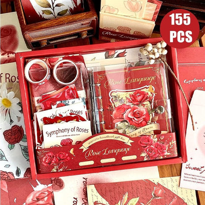 Rose Language DIY Journaling & Scrapbook Kit