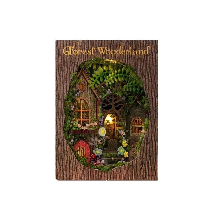 exterior of Forest Wonderland DIY Miniature House Kit