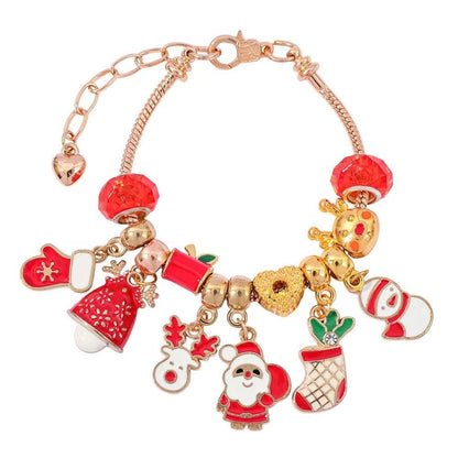 Santa Claus DIY Bracelet Advent Calendar - Christmas Jewelry Making Kit
