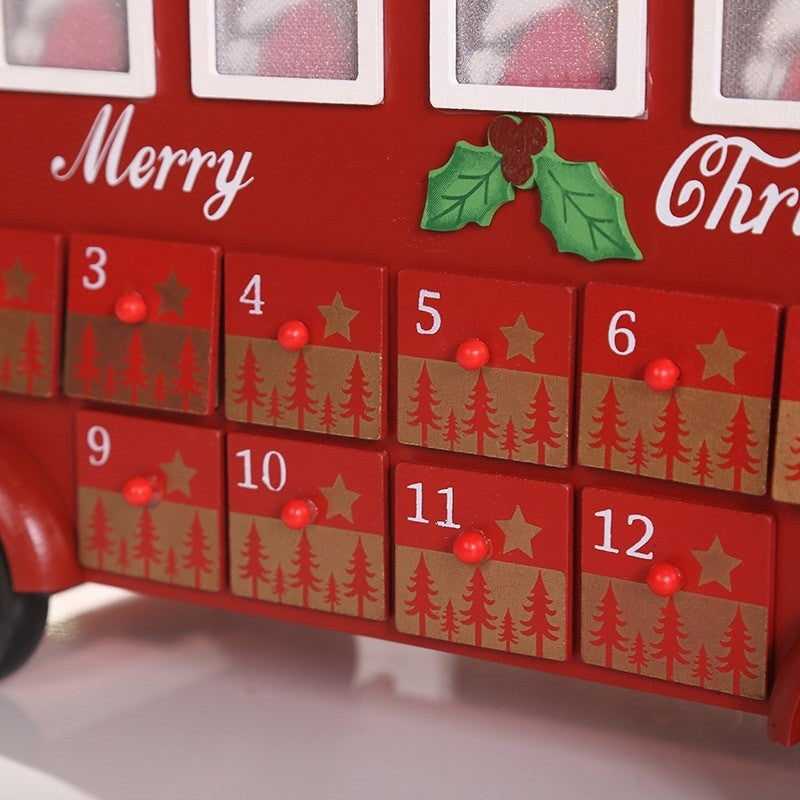 Santa's Christmas Bus Advent Calendar