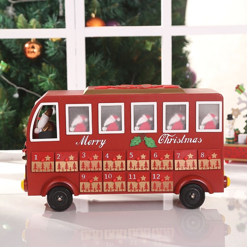 Santa's Christmas Bus Advent Calendar