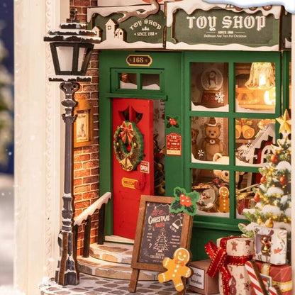 Santa's Toy Shop: Wall-Mounted 3D Wooden Puzzle Frame