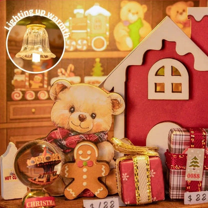 Santa's Toy Shop: Wall-Mounted 3D Wooden Puzzle Frame