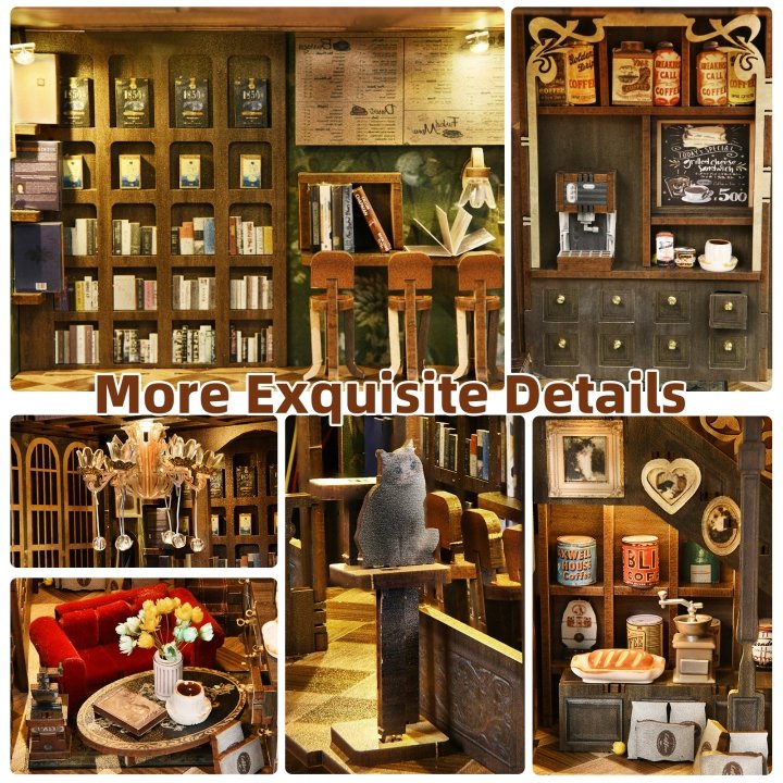 Seasons Café DIY Book Nook Kit