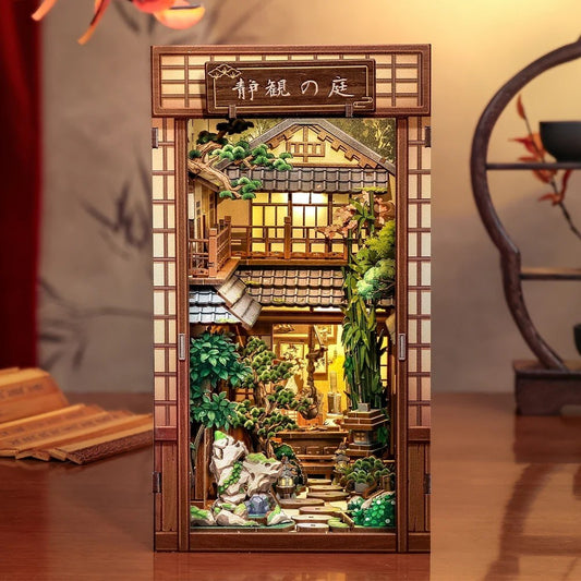 Serene Courtyard DIY Book Nook Kit