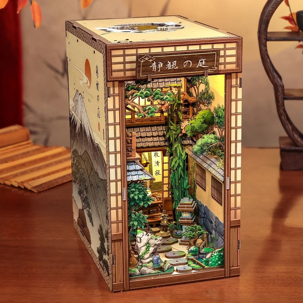 Serene Courtyard DIY Book Nook Kit