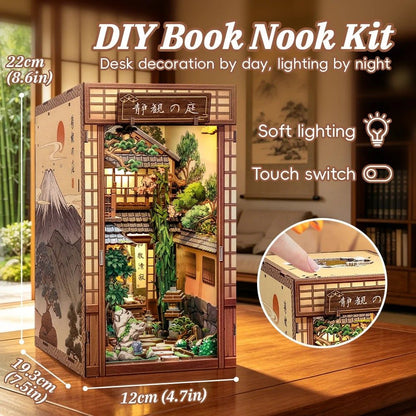 Serene Courtyard DIY Book Nook Kit