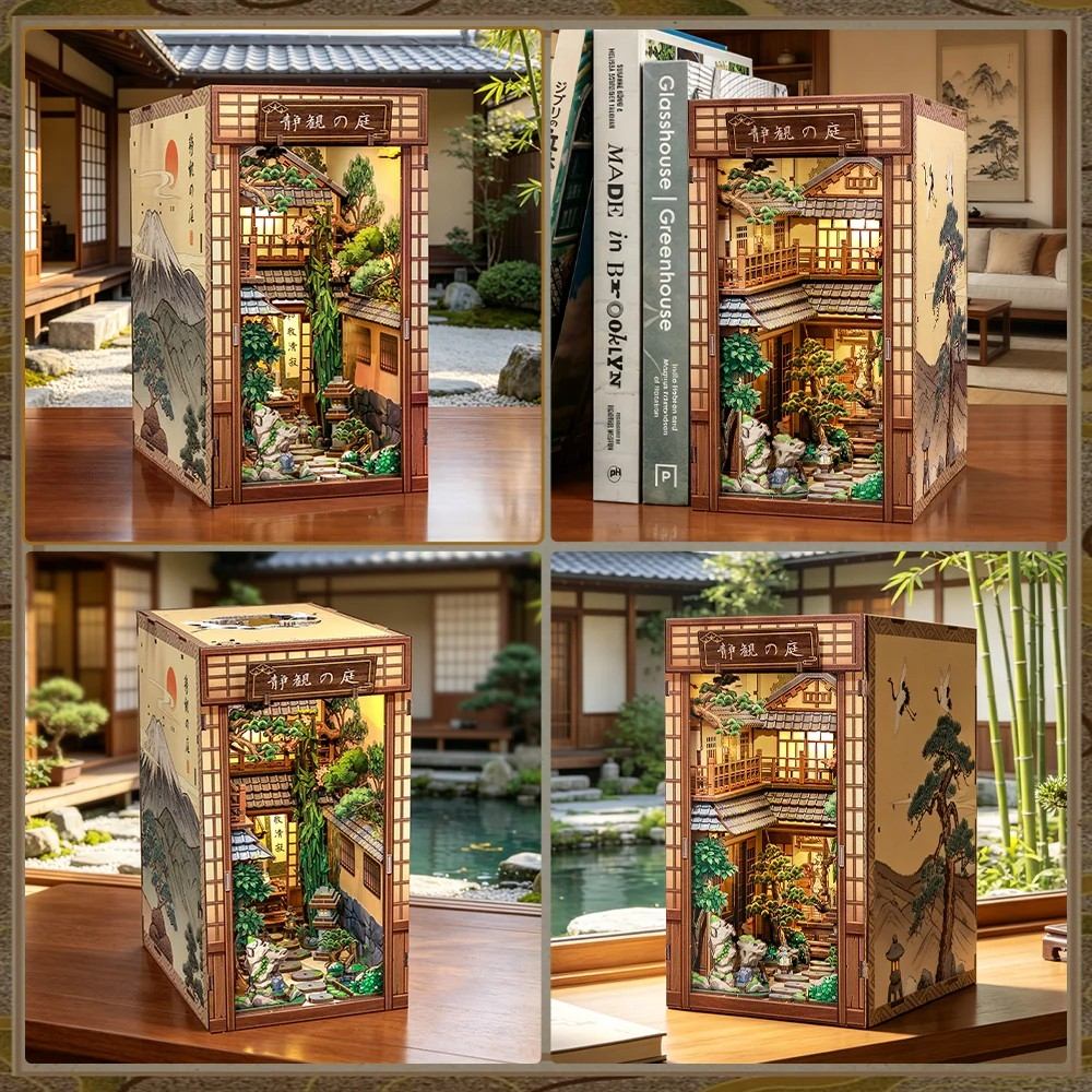 Serene Courtyard DIY Book Nook Kit