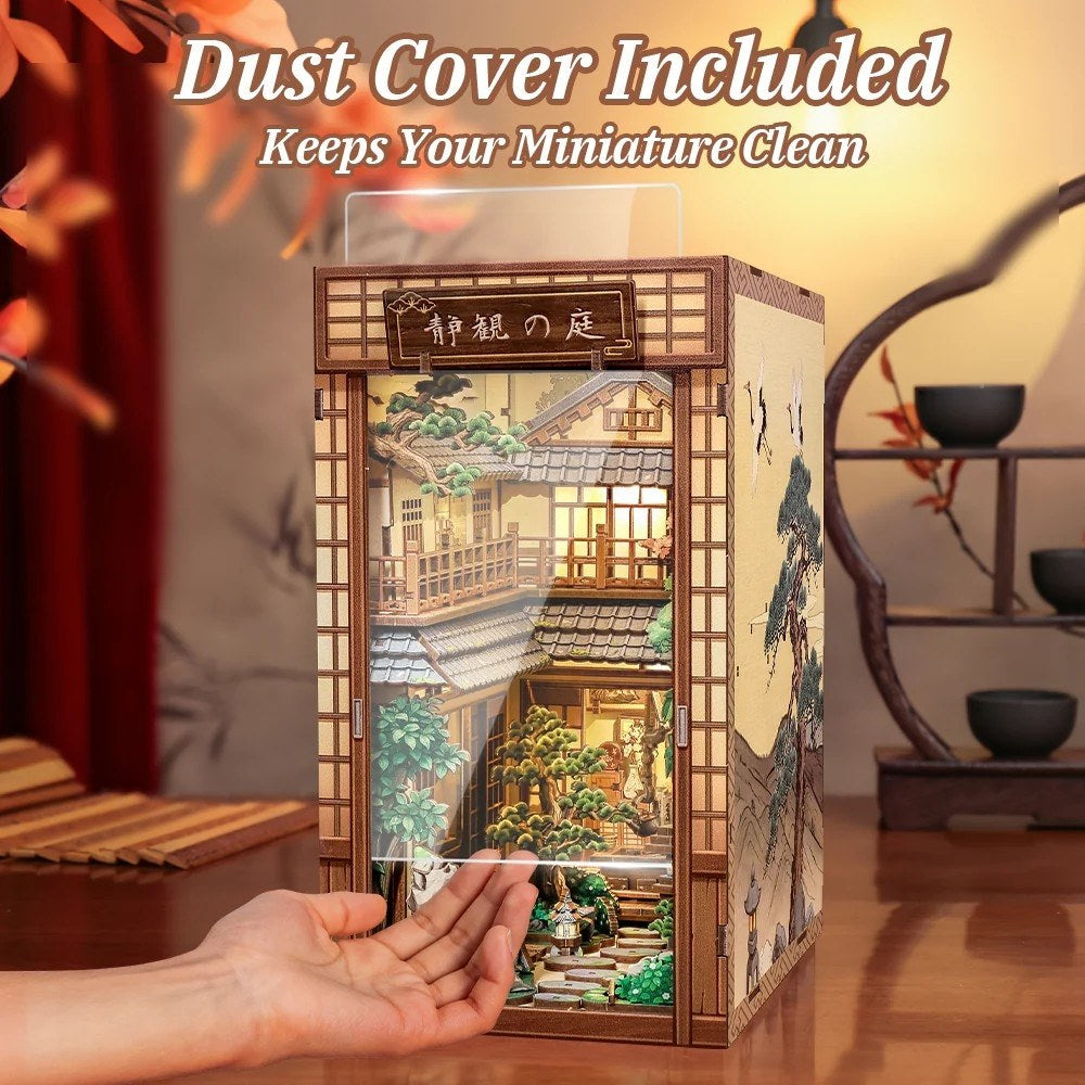 Serene Courtyard DIY Book Nook Kit