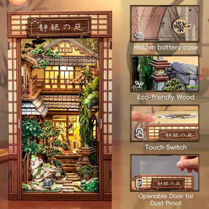 Serene Courtyard DIY Book Nook Kit