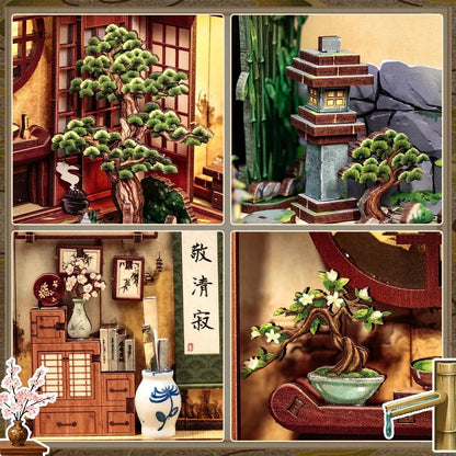 Serene Courtyard DIY Book Nook Kit
