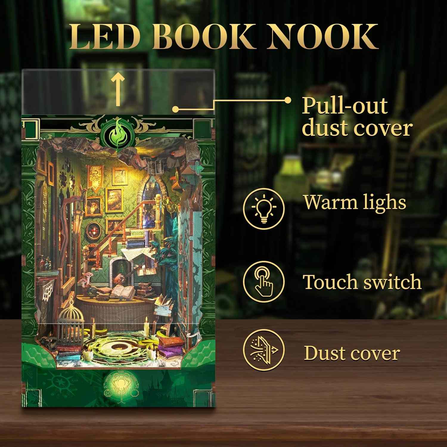 image displaying the dust cover of Snake House DIY Book Nook