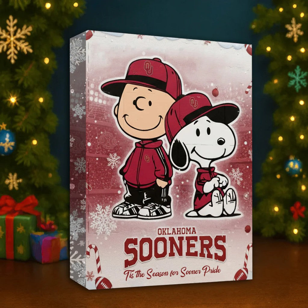 Snoopy Oklahoma Sooners Advent Calendar
