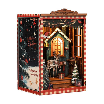 Santa’s Christmas Cottage DIY Book Nook Kit