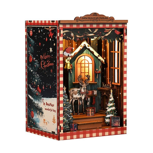 Santa’s Christmas Cottage DIY Book Nook Kit