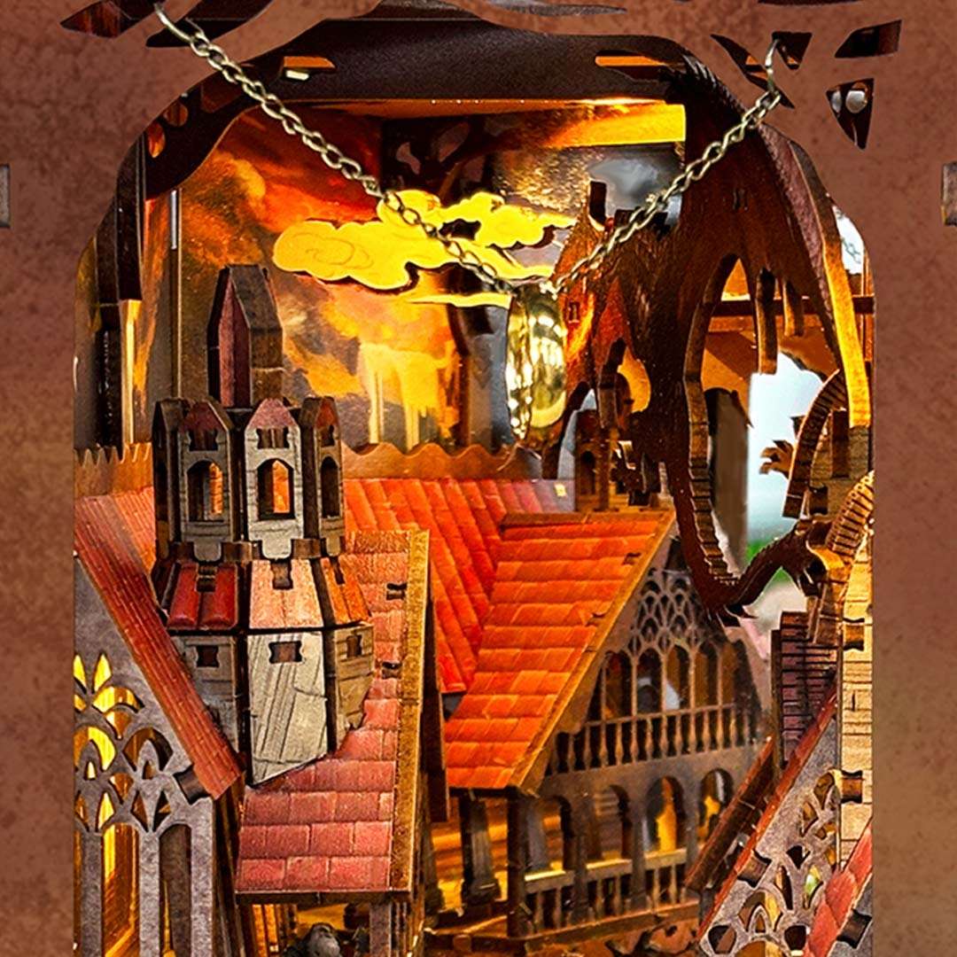 close-up of
Spirit Valley of the Magic Ring DIY Book Nook Kit
