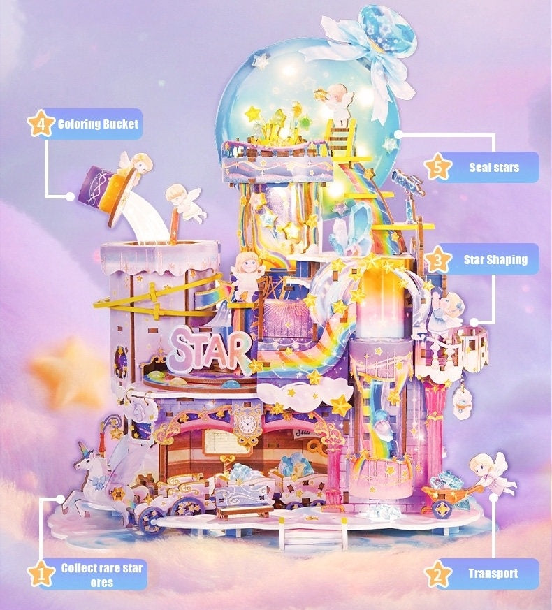 Star Workshop 3D Puzzle Mechanical Transmission Model Kit