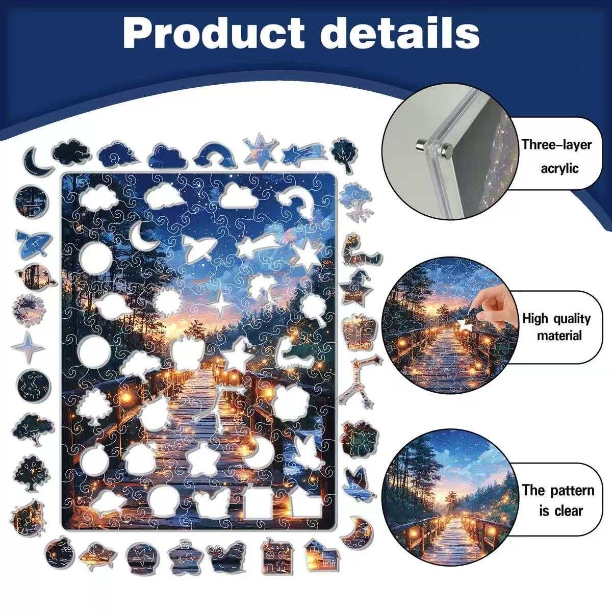 Starlight Path Acrylic Jigsaw Puzzle