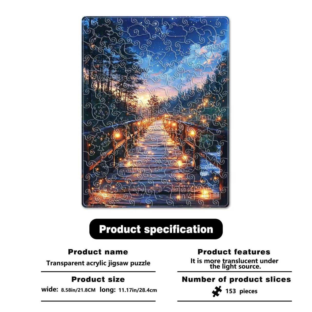 Starlight Path Acrylic Jigsaw Puzzle
