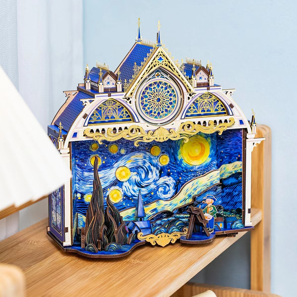 Starry Night 3D Metal Puzzles, a Van Gogh Inspired DIY Assembly Kit