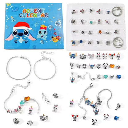 Stitch DIY Charms Jewelry Set Advent Calendar for Kids