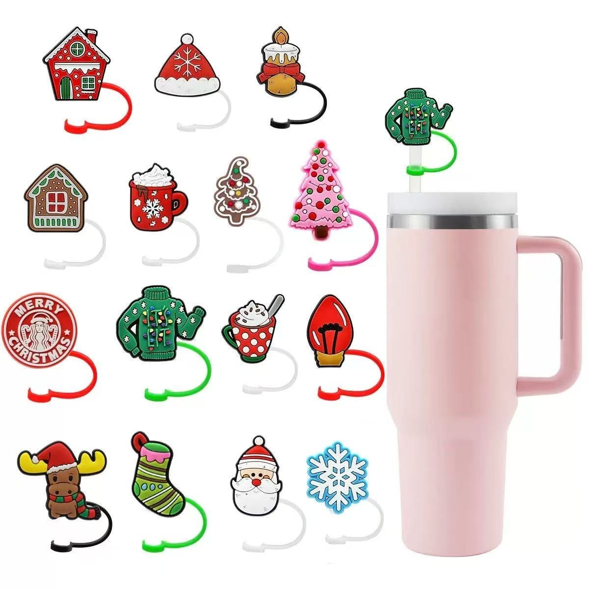 Straw Topper Christmas Countdown Calendar