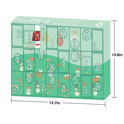 Straw Topper Christmas Countdown Calendar