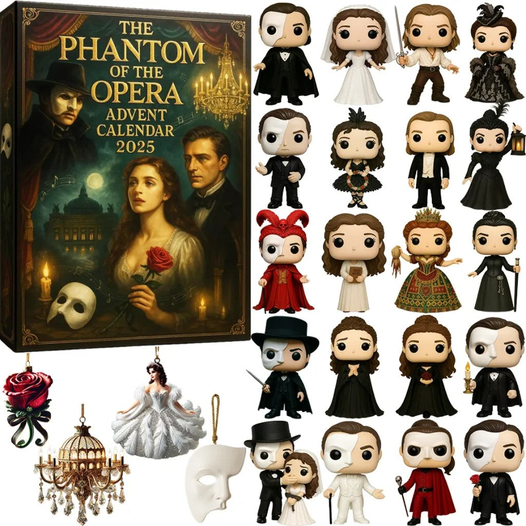 The Phantom of the Opera Advent Calendar 2025 with figurines and decorations 