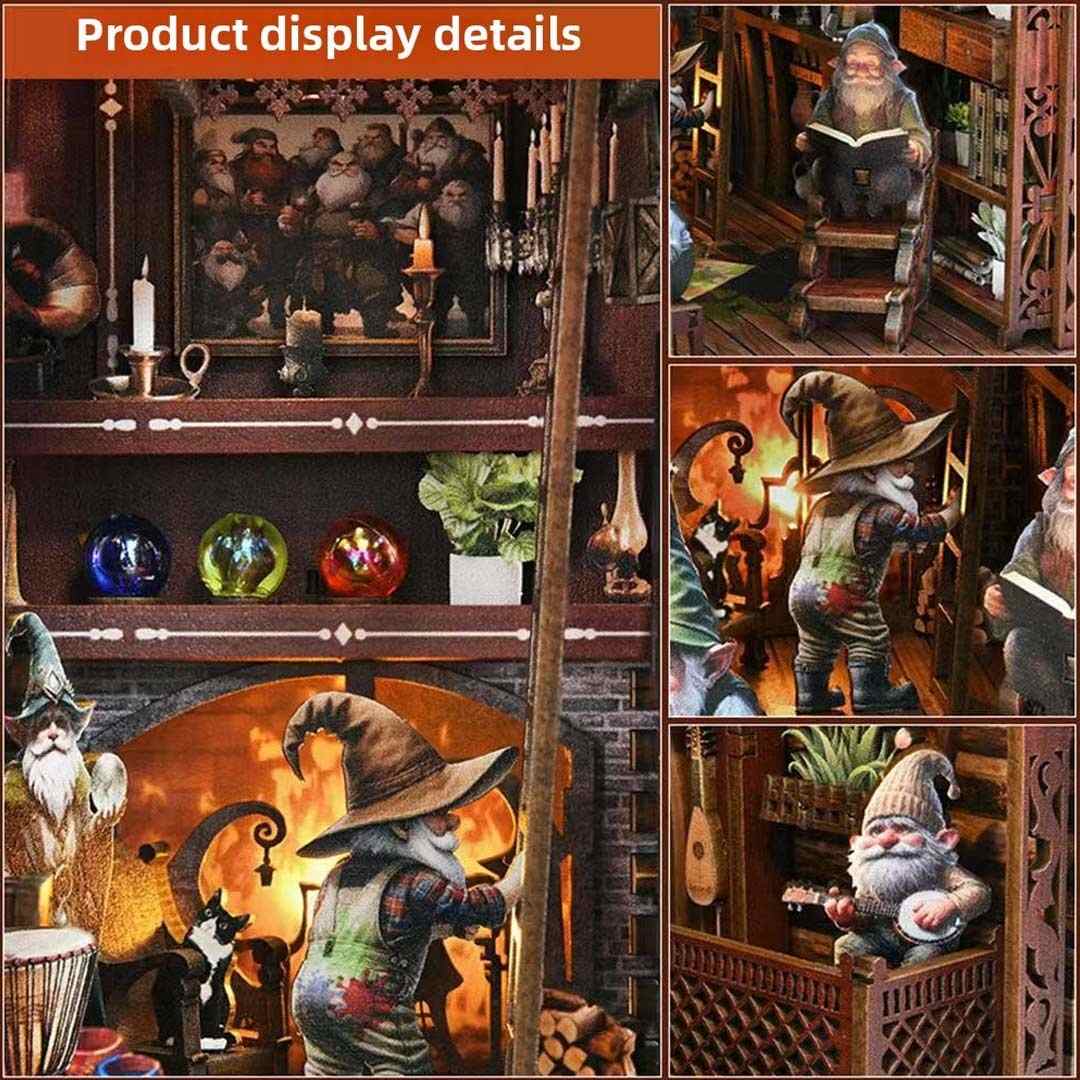image displaying close-up the activities of the Dwarfs