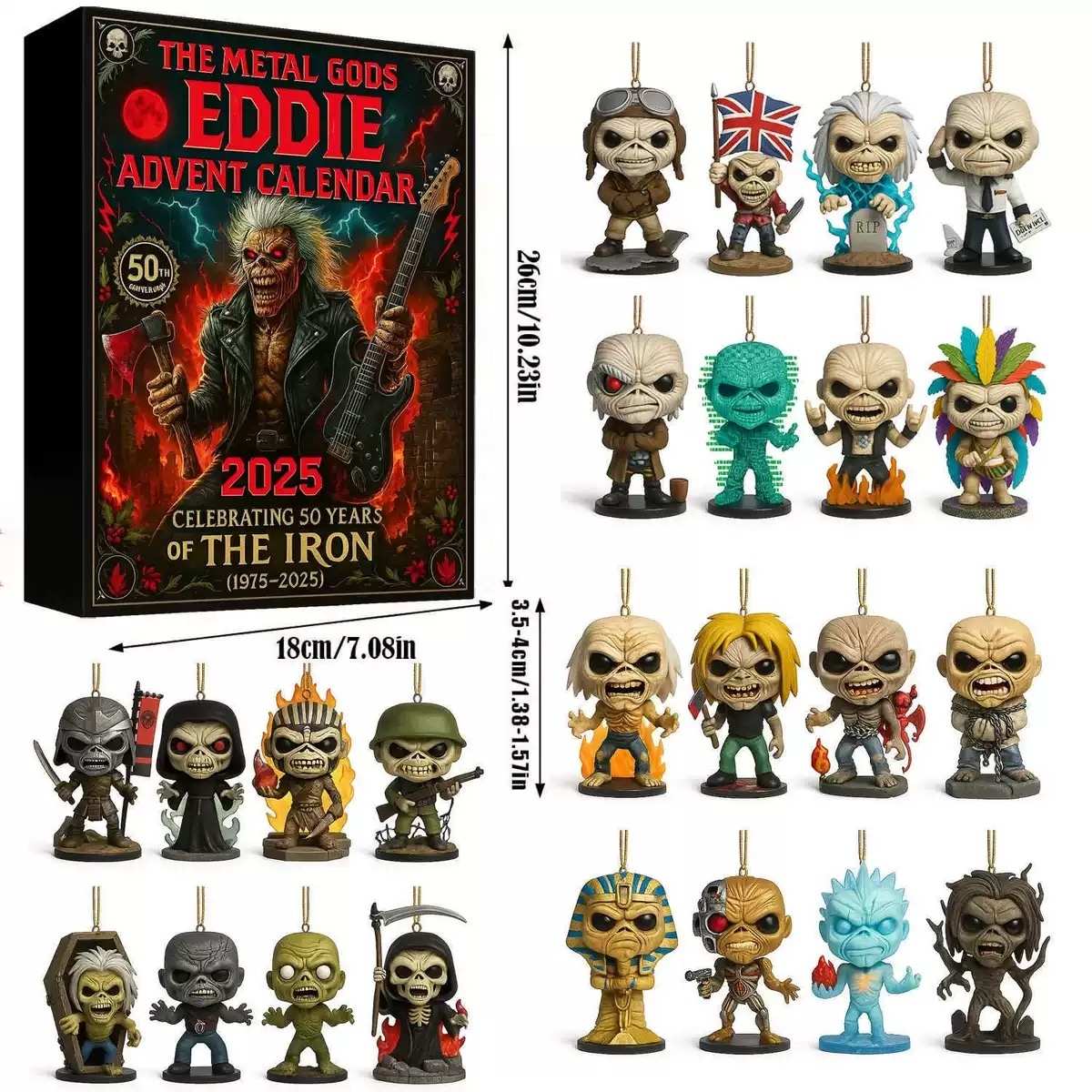 The Metal Gods Eddie Advent Calendar