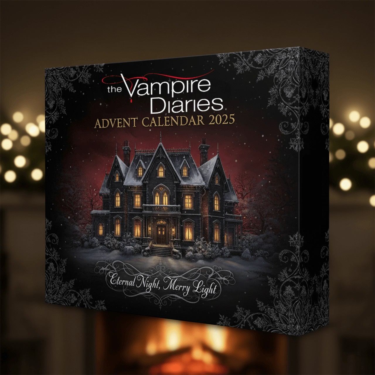 Vampire Diaries Advent Calendar 2025 with a dark house design