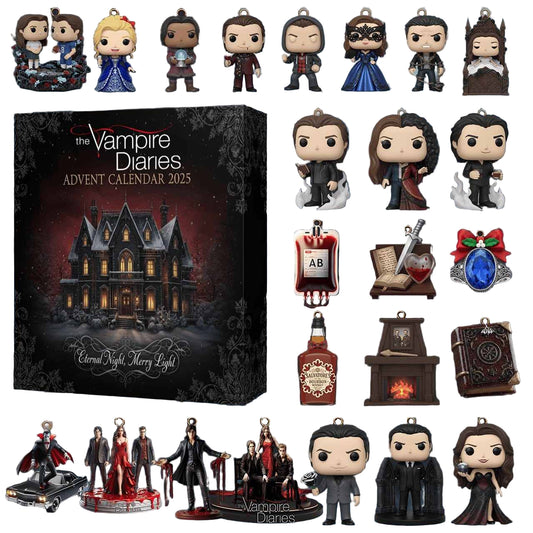 Vampire Diaries advent calendar with character figurines