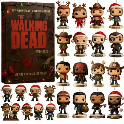 The Walking Dead 15th Anniversary Advent Calendar with figures