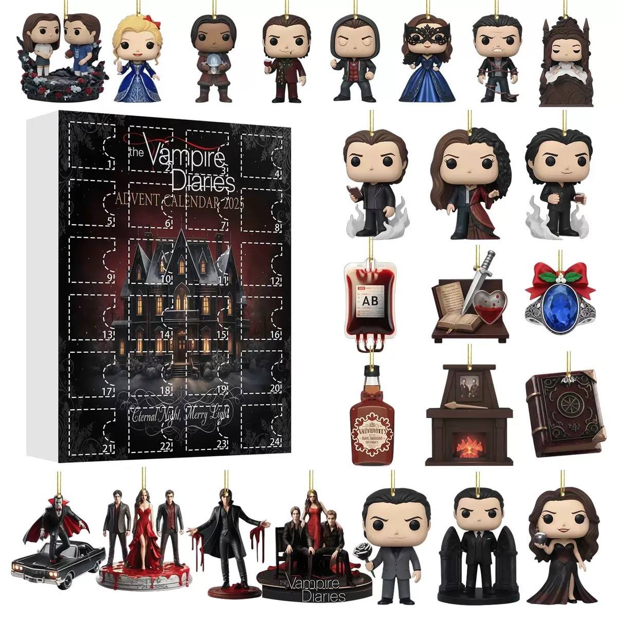 The Vampire Diaries Advent Calendar | 2D Flat Acrylic
