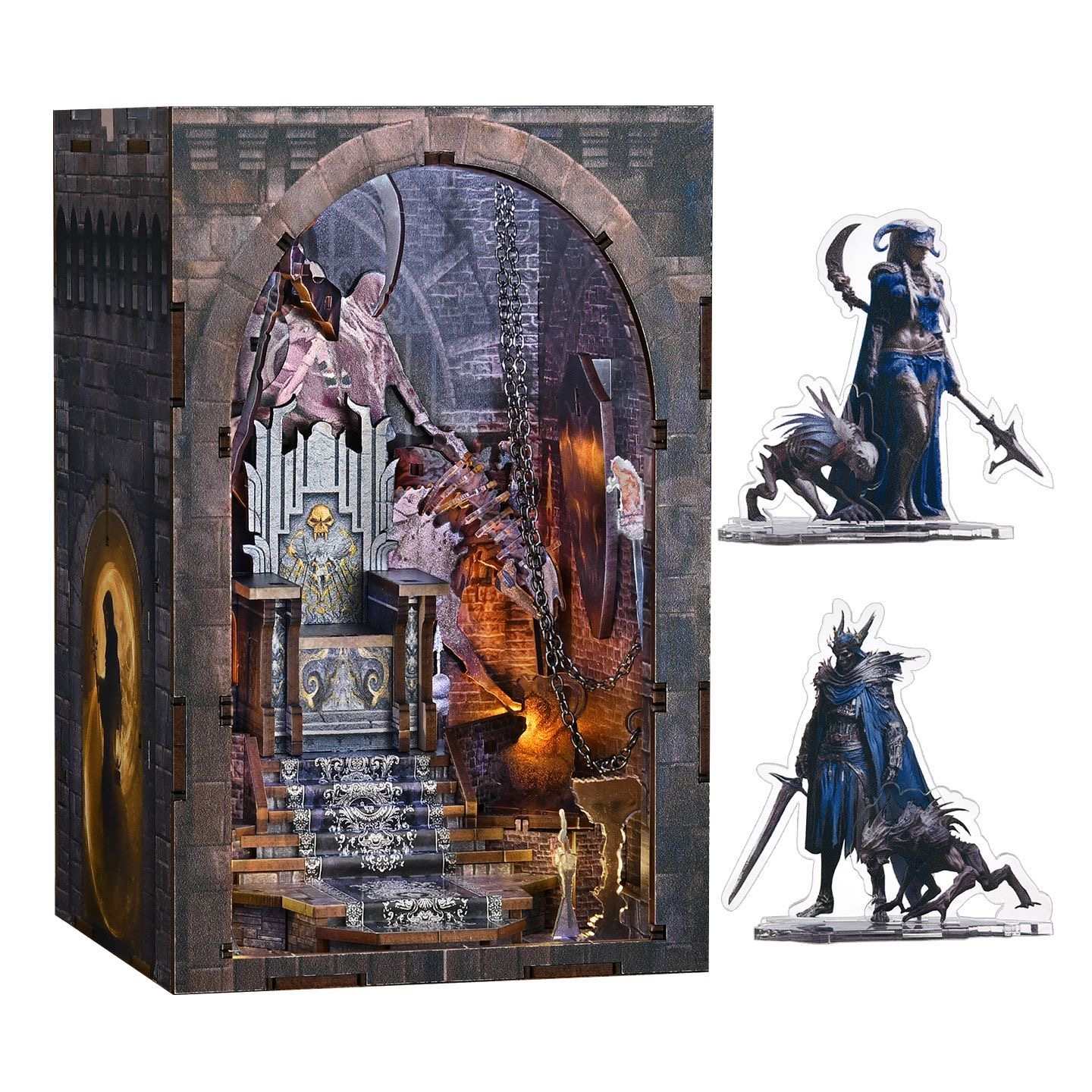 Throne of Bones DIY Book Nook Shelf Insert