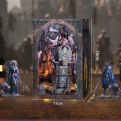 Throne of Bones DIY Book Nook Shelf Insert