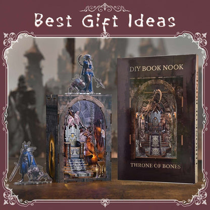 Throne of Bones DIY Book Nook Shelf Insert