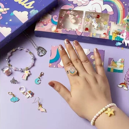 Unicorn Jewelry Set Advent Calendar Countdown Box