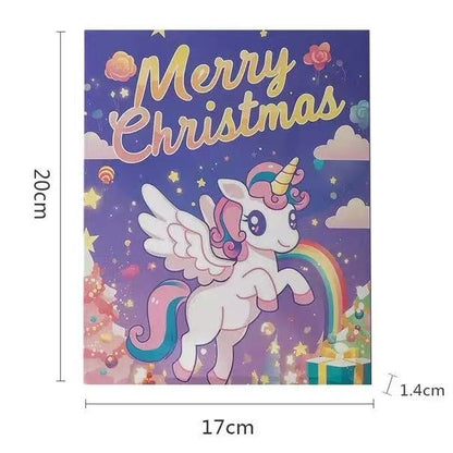 Unicorn Jewelry Set Advent Calendar Countdown Box