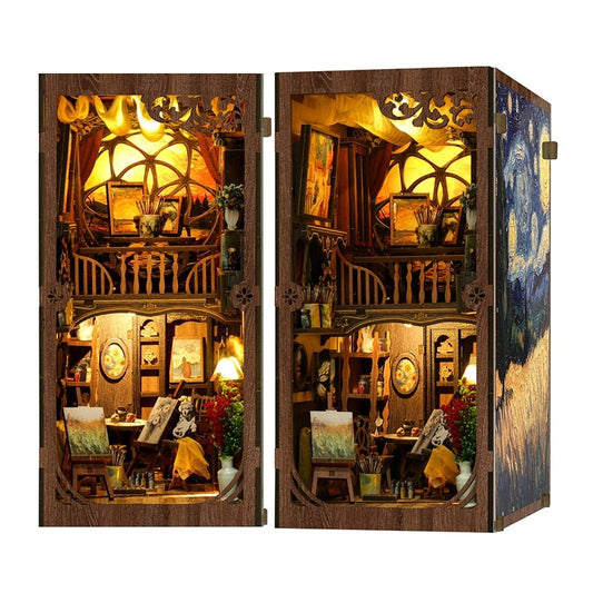 image displaying the front side view of Van Gogh Studio Book Nook
