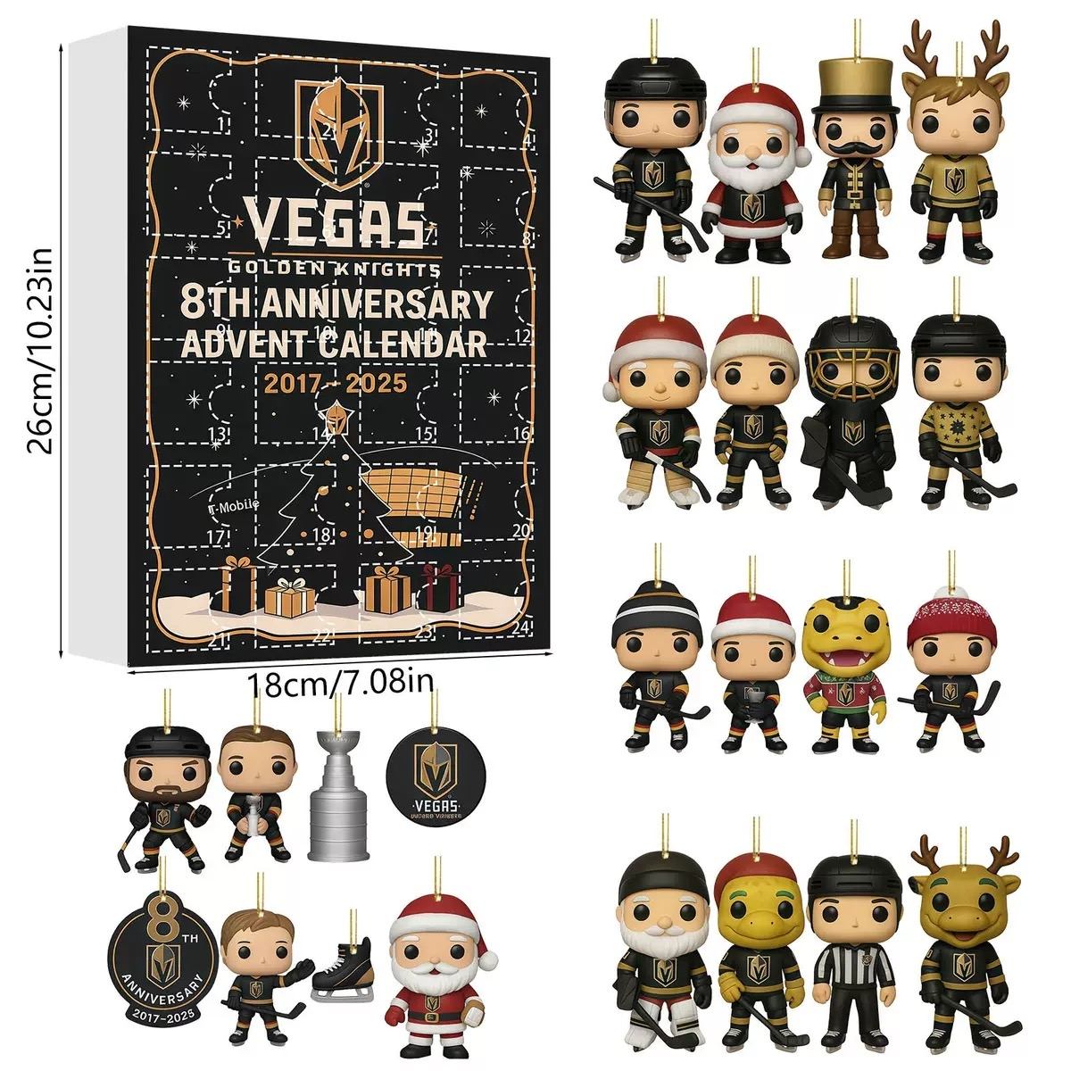 Vegas Golden Knights 8th Anniversary Advent Calendar