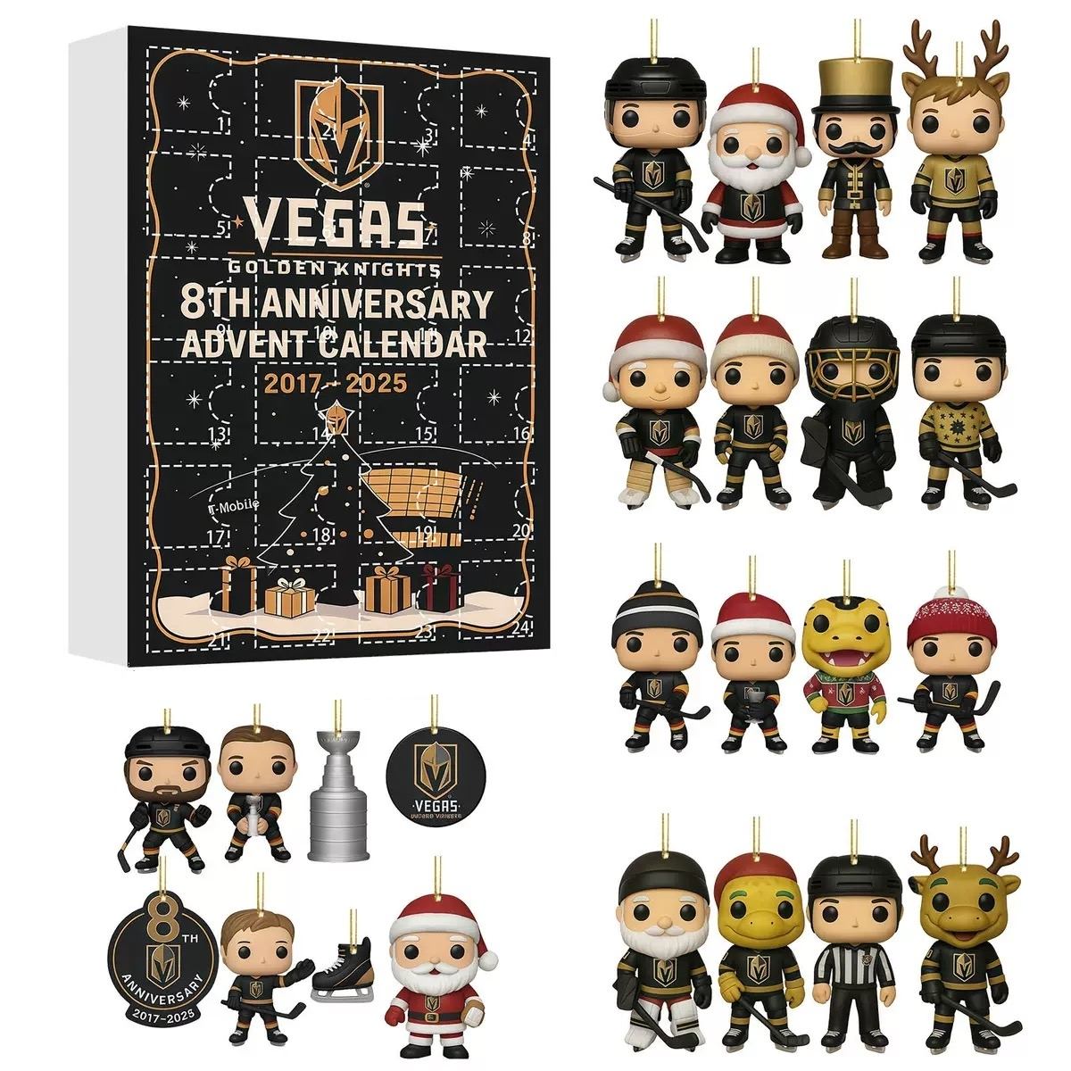 Vegas Golden Knights 8th Anniversary Advent Calendar