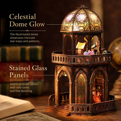 Celestial Observatory DIY Miniature House Kit