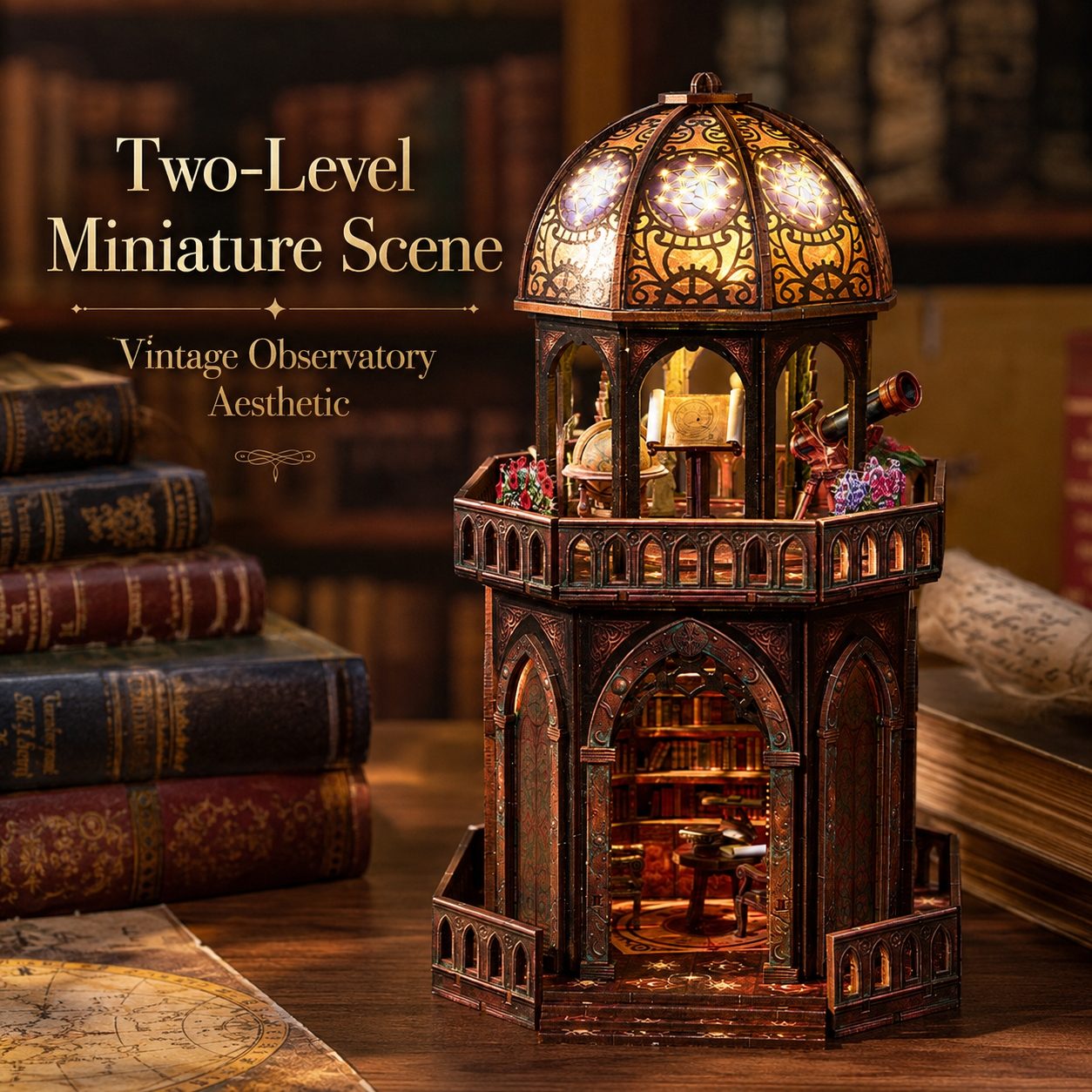 Celestial Observatory DIY Miniature House Kit